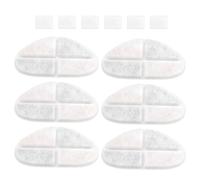 Briny River Lot de 6 Filtres de Fontaine à Eau pour Animaux de Compagnie éponges de Rechange Compatible avec Feelneedy 7 L/1,8 Gal pour Chats Et Chiens (8,7 X 16,5 Cm)