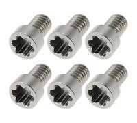Briny River Lot de 6 Vis de Rechange M4 Compatible avec Taylormade Poids M1 M3 SLDR R15 Têtes de Vis pour Poids de Club de Golf Uniquement