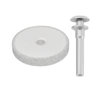 Briny River Meule diamant d'établi avec tige de 6,35 mm pour réparation de bois et métal fileté tungstène et lame de tondeuse à gazon