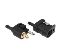 Briny River Raccord Rapide de Conduite de Carburant Mâle Femelle Cannelé 1/4 Po 6 Mm Compatible avec Yamaha Moteurs Hors-Bord