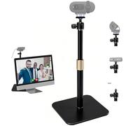 Brio-101 Support de table pour webcam, 43,2 cm, magnétique, compatible avec les webcams Logitech Brio 101 100/Brio 301 300/Brio 501 500/Brio 4K/C270/C310