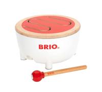 BRIO - 30181 - Tambour - Jouet musical en bois FSC® - Instrument de musique à percussion - Pour garcon et fille à partir de 18 mois