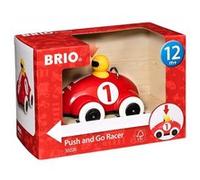 Brio 30226 Voiture de course push and go rouge Orange G