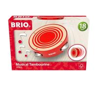 BRIO - 30263 - Tambourin - Jouet Musical en Bois FSC® - Instrument de Musique à Percussion - pour Garcon et Fille à partir de 18 Mois