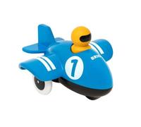 BRIO - 30264 - Avion Push & Go - Jouet d'éveil premier age - Stimule la motricité - Système à rétrofriction facile à faire fonctionner - A partir de 12 mois