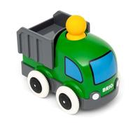 BRIO - 30286 - Camion Benne Push & Go - Jouet d'éveil Premier Age - Stimule la motricité - Système à rétrofriction Facile à Faire fonctionner - A partir de 12 Mois