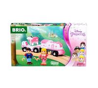 Train électrique à piles - BRIO - Belle au bois dormant - Phare avant et wagon de princesse