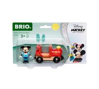 BRIO - 32282 - Mickey Mouse & Locomotive/Disney - Mickey and Friends - sans Pile - Figurine Incluse - pour Circuit de Train en Bois - Jouet pour garçons et Filles dès 3 Ans