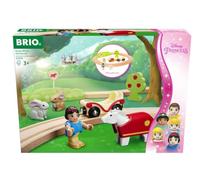 BRIO - 32299 - Circuit Blanche-Neige/Disney Princesses - Coffret Complet 17 pièces - Circuit de Train en Bois - Dès 3 Ans