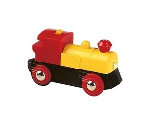 Brio - 33225 - Véhicule À Piles - Locomotive Jaune-Brio-Brio