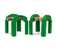 Brio - 33253 - Circuits De Train En Bois - Supports Avec Rail Intégré