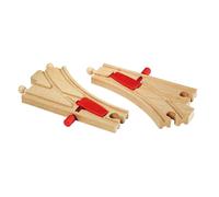 Brio 33344 Aiguillages Mécaniques pour Locomotive à Piles