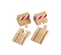Brio - 33385 - Circuit De Train En Bois - Coffret Rails Montées + Butoirs Arrêt