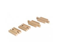 Brio 33393 lot 4 mini rails double mâle double femelle