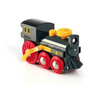 Brio World - 33617 - Grande Locomotive à vapeur - Pour circuit de train en bois - Action de jeu sans pile - Thème Far West - Jouet pour garçons et filles dès 3 ans