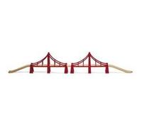 BRIO - 33683 - CIRCUITS DE TRAIN EN BOIS - DOUBLE PONT SUSPENDU G