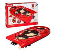 BRIO - 34017 - Jeu de Flipper - Jeu d'adresse - 1 Joueur - Développe la motricité Fine et la Coordination - sans Pile - Entièrement mécanique - pour Enfants et Adultes dès 6 Ans