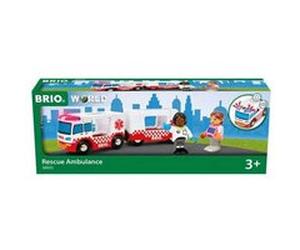 BRIO 36035 Camion ambulance Son et lumiere - Nouevelle edition Multicolore G