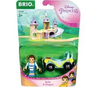 Brio - Accessoire circuit de train 33356 Belle & Wagon (Disney Princesses) avec connexions aimantées