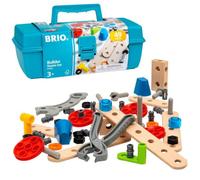 BRIO Builder - 34586 - Boite à Outils Builder - 49 Pièces - Jeu de construction STEM - Inclus : boite à outil - Sans pile - Pour les garcons et les filles à partir de 3 ans