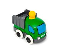 Brio Camion benne 30286 Push & Go – Jouet d’éveil 12+ mois, rétrofriction, stimule motricité