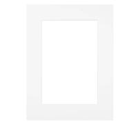 Brio CEANOTHE Passe-partout blanc 13x18 cm ouverture 9x13 cm, Sublimez vos Photos et Cadres Photos, Marie Louise et Pêle-mêle Fabriqué en France