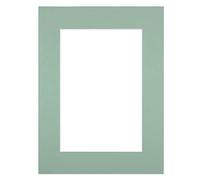 Passe-partout bleu clair 50x70 cm ouverture 40x50 cm CEANOTHE en carton - Fabriqué en France Bleu clair G