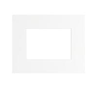 Brio CEANOTHE Passe-partout Epais blanc 50x70 cm ouverture 40x50 cm, Sublimez vos Photos et Cadres Photos, Marie Louise et Pêle-mêle Fabriqué en France