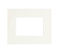 Brio CEANOTHE Passe-partout Epais blanc cassé 30x40 cm ouverture 18x24 cm, Sublimez vos Photos et Cadres Photos, Marie Louise et Pêle-mêle Fabriqué en France