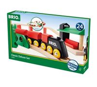 Brio Circuit Tradition Deluxe - Coffret 25 pièces - Circuit de train en bois - Ravensburger - Mixte dès 2 ans - 33424