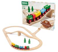 BRIO Classic Wooden Railway Train Set for Kids Age 3 Years Up - 65th Anniversary
