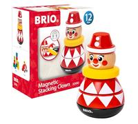 BRIO Clown à agrafes magnétiques 30490 | Jouet pour Tout-Petits à partir de 12 Mois