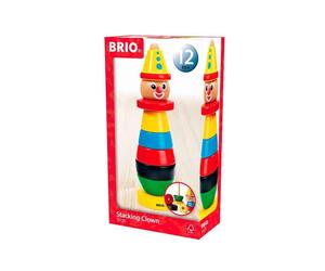 BRIO Clown Blocs de Construction en Bois Jouet 30120 9 Pièces Multicolore Mod...