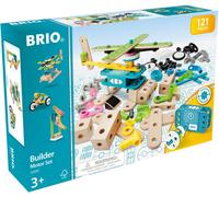 BRIO Builder - 34591 - Coffret Builder et Moteur - 120 pièces - Jeu de construction STEM -Créations libres ou guidées - Pour garcons et filles à partir de 3 ans