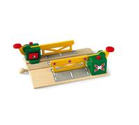 Brio – Circuit de train en bois – Passage à niveau magnétique