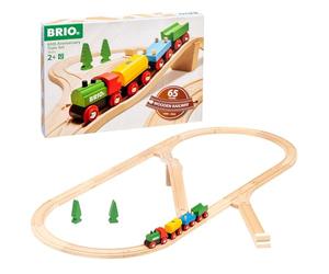 BRIO Ensemble de Train 36036 en Bois pour 65 Ans d'anniversaire du Chemin de Fer