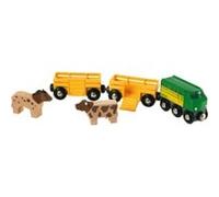 BRIO Jeu de Construction - Train des Animaux de la Ferme, Jeu véhicule
