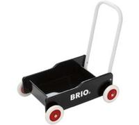 Brio jouet premier age en bois - chariot de marche - bois laqué noir Noir G