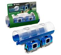 BRIO le Monde Metro Train & Tunnel Bois Rail Jouet 33970 Fluorescent 3-piece