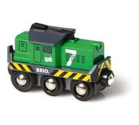 Brio Locomotive de fret à pile Vert G