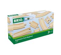 Brio Chemin de fer en bois – Coffret Expansion Débutants – 11 pièces