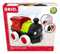 BRIO Push & Go Battery Powered Steaming Toy Train for Toddlers Age 18 Months Up
