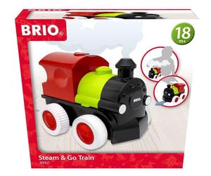 BRIO Push & Go Battery Powered Steaming Toy Train for Toddlers Age 18 Months Up