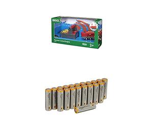 BRIO World - 33213 - TRAIN EXPRESS RADIOCOMMANDE avec piles Amazon Basics