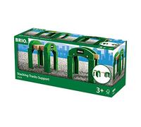 Brio Accessoire 33253 – Supports de pont empilables – Circuit de train en bois – Dès 3 ans