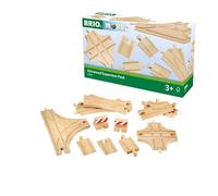 BRIO World - 33307 - Coffret Evolution Avance 11 Rails - Accessoire pour circuit de train en bois - Assortiment de rails - dès 3
