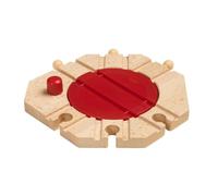 BRIO Circuit de train en bois - Plaque tournante mécanique