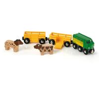 Brio World - 33404 - Train des Animaux de la Ferme - Pour circuit de train en bo