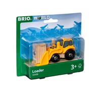 BRIO World - 33436 - Tractopelle - Accessoire pour circuit de train en bois - Av