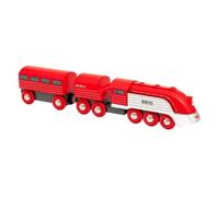 Brio World - 33557 - Train Aérodynamique - Pour circuit de train en bois - Système d'attache aimantée - Jouet pour garçons et filles à partir de 3 ans